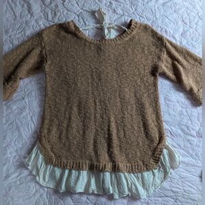 Easel Tie Back Sweater